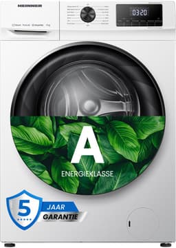 Heinner HWM-H9014INVA+++ Wasmachine 9 kg – 14 Programma’s Met Stoomfunctie & Voorwasprogramma – 1400 tpm – LED Display – Energieklasse A – Wit – 5 Jaar Garantie — thumbnail 1