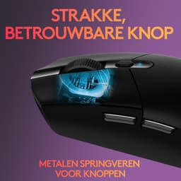 Logitech G305 Lightspeed - Draadloze Muis - Rechtshandig - Zwart — thumbnail 10