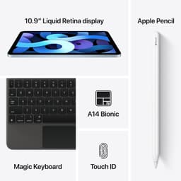 Apple iPad Air (2020) - 10.9 inch - WiFi - 64GB - Zilver — thumbnail 11