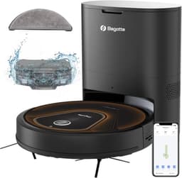Bagotte BG 950 Max - Compatibel met Wi-Fi & Alexa - Zelfreinigend - Zuigkracht 3500Pa - Ideaal voor Tapijten 15mm - Stofzuiger met dweilfunctie — thumbnail 1