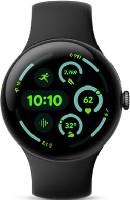 Google Pixel Watch 3 - Smartwatch - 45mm - Zwart/Zwart — thumbnail 1