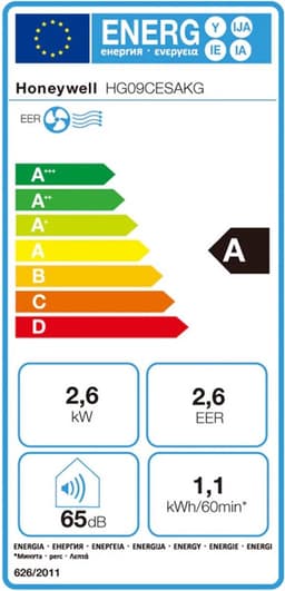 Honeywell Mobiele Airco - Airconditioning, Luchtontvochtiger en Ventilator - Luchtkoeler met Afvoerslang - Aircooler 65dB - Air Conditioner tot 30m2 - Afstandsbediening en Timer - 9000BTU — thumbnail 2