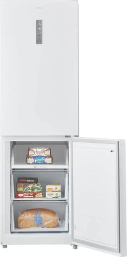 Inventum KV1850W No Frost energiezuinige koel-vriescombinatie - 185 cm hoog - 338 liter - Zeer stil: 35 dB - Superkoelen - Supervriezen - Energielabel C - Vrijstaand - Wit — thumbnail 6