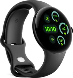 Google Pixel Watch 3 41mm WiFi Matte Black en Obsidian Black Sportband — thumbnail 3