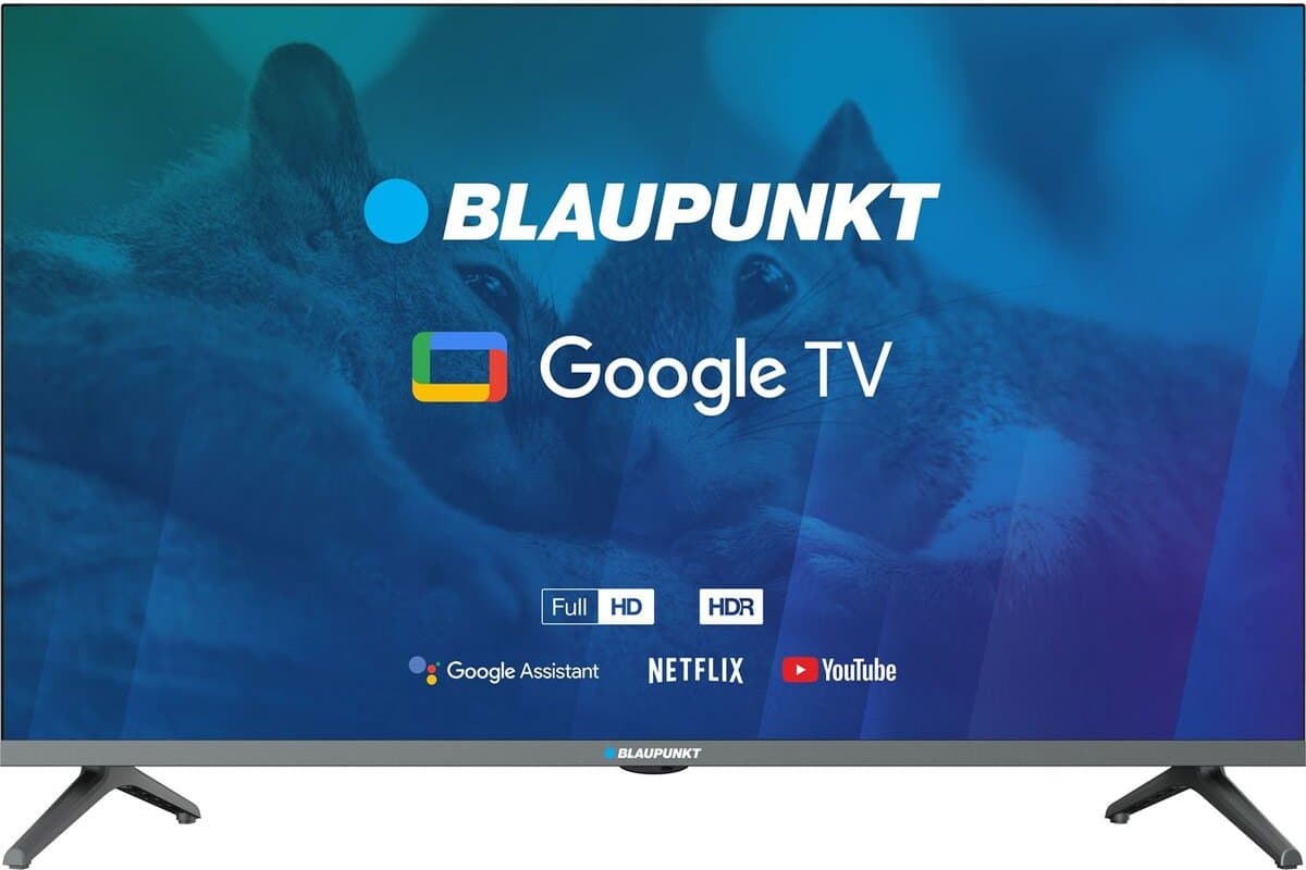 Blaupunkt 32FBG5000S – 32 inch Full HD LED TV – Google TV – HDR10 – Dolby Audio — afbeelding 1