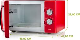 Domo DO2925 - Solo Magnetron - Retro - Rood — thumbnail 7