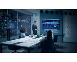 Avocor AVK-5510 beeldkrant 139,7 cm (55") LED Wifi 450 cd/m² 4K Ultra HD Type processor Android 16/7