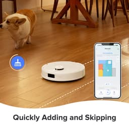 Roborock Q revo Pro robotstofzuiger met dweilfunctie&Liftable mop, FlexiArm Design™ randreiniging, individuele tapijtstrategie-Wit - Qrevo S/S7 Max Ultra upgrade — thumbnail 7