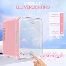Olvy Skincare Fridge - Mini Koelkast - Inclusief E-Book - Skincare Koelkast - Make-up Koeling - 4 Liter — thumbnail 9