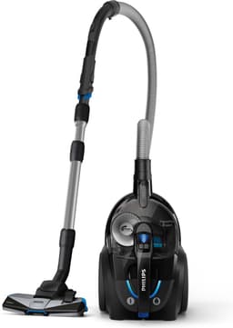 Philips Stofzuiger zonder Zak FC9741/09 - Alle Vloertypen - Sterke Zuigkracht - Met HEPA 13 Allergiefilter - Lang Snoer - Incl 4 Extra Mondstukken - Zwart — thumbnail 1