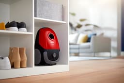 Philips PowerGo 2000 Series FC8243/09 - Stofzuiger met Zak - Zwart / Rood - + 2 Extra Mondstukken — thumbnail 8