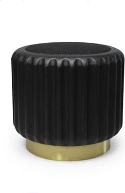 Atelier Pierre Dentelles speaker D13.5cm H12.5cm zwart - basis goud — thumbnail 2