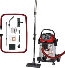 Einhell Elektrische Nat-/Droogzuiger TE-VC 2025 SACL - 1200 W - 200 mbar - 25 L - Stofbeschermingsklasse L - Automatisch stopcontact: 2200 W - Incl. mondstukken en filter — thumbnail 9