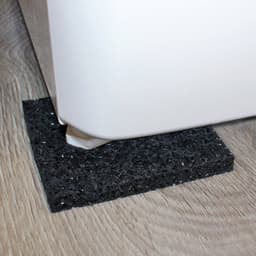 Scanpart trillingsdempers wasmachine vierkant - Geschikt voor AEG Bosch Miele Samsung Siemens - Zwart - Universeel - Set van 4 stuks — thumbnail 3