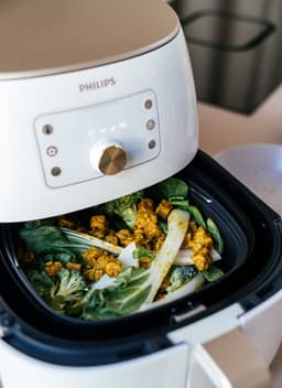 Philips Premium Series Airfryer XXL - HD9870/20 - Smart Sensing - 7.3L - Tot 6 Personen - Wit — thumbnail 6