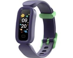 West Watches Model Sand Activity Tracker Stappenteller - Smartband - Sporthorloge Kinderen - Blauw/Paars