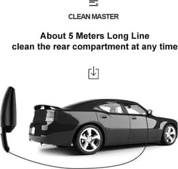 DL Auto Stofzuiger Draagbare Handheld Nat Droog Autostofzuiger Met Sterke Zuigkracht Car Vacuum Cleaner — thumbnail 4