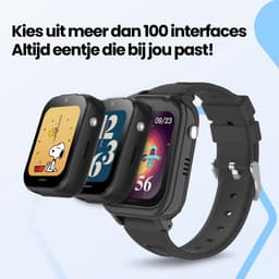 Protectly® GPS Horloge Kind Met Simkaart - SOS-Knop - Smartwatch Kinderen - Smartwatch Kind - GPS Tracker Kind - 4G - Videobellen - HD Camera - Whatsapp en SMS - Elke polsmaat - Incl. Simkaart — thumbnail 10