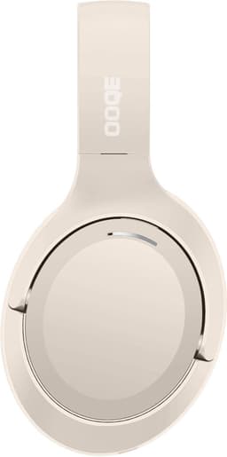 OOQE AX PRO - Draadloze Bluetooth ANC Koptelefoon | Ergonomische Kussens | Geschikt voor Telefoon, TV, Laptop en Tablet | Geschikt voor Sport, Hardlopen en Fietsen | 70 uur batterijduur | Heldere Telefoongesprekken | Zweet- en Waterbestendig | Beige — thumbnail 3