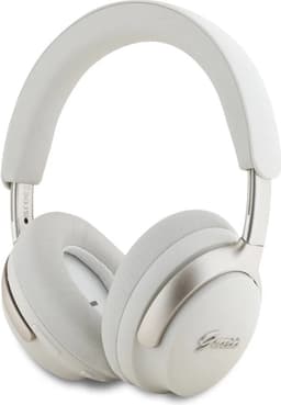 Guess Bluetooth ANC Headphones Metal Script Logo - Wit/Beige — thumbnail 6