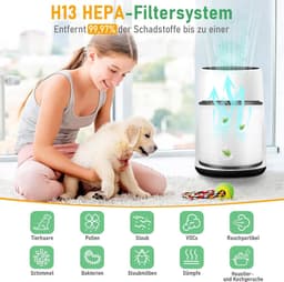 HEPA-vervangingsfilters voor Philips 800-serie luchtreinigers, inclusief modellen AC0830/10, AC0820/30, AC0820/10 en AC0819/10. Bevat H13 True HEPA-filter en nylonvoorfilter. Vervangingsfilters voor FY0194/30 en FY0293/30, 2 stuks. — thumbnail 7