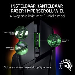 Razer Basilisk V3 Pro 35K - Draadloze Gaming Muis - Ergonomisch - RGB - 4-weg Scrollwiel - Zwart — thumbnail 13