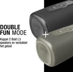 Fresh 'n Rebel Bold L3 - Waterdichte Bluetooth Speaker - Draadloos - 25 uur Speeltijd - Dried Green — thumbnail 6