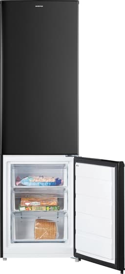 Inventum KV1808B No Frost energiezuinige koel-vriescombinatie - 180 cm hoog - 270 liter - Superkoelen - Supervriezen - Energielabel D - Vrijstaand - Zwart — thumbnail 3