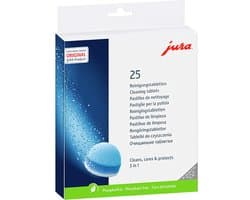 JURA 3-Fasen Reinigingstabletten - 25 stuks - Koffiemachinereiniger