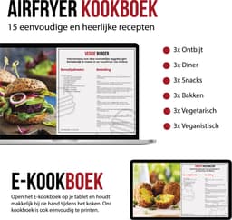 DistinQ Heteluchtfriteuse Airfryer accessoires Set Universeel - Ook geschikt voor Airfryer XL en XXL - ⌀ 20 cm — thumbnail 8