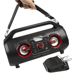 Audiocore AC875 Bazooka Draagbare Bluetooth-luidspreker Boombox 30W (20W + 5Wx2) IPX4 Spatwaterdicht / Radio / microSD / Aux-In / USB / Verlichting / Microfoonpoort / Afstandsbediening — thumbnail 9