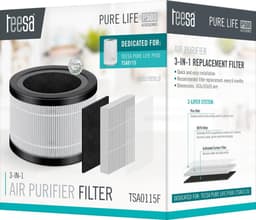 Teesa Luchtreiniger Pure Life P500 – HEPA Filter & Koolstoffilter – Luchtzuiveraar voor Slaapkamer, Woonkamer of Kantoor – Verwijdert Allergenen, Fijnstof, Geuren & Rook – Stil en Efficiënt — thumbnail 12