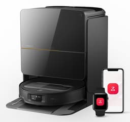 Roborock Saros Z70 – Robotstofzuiger en dweilrobot – Met OmniGrip-arm – 22.000 Pa – Aangedreven door AI – 7,98 cm ultradun – FlexiArm Riser – Tech AdaptiLift-chassis – Vermijdt obstakels – Multifunctioneel dock 4.0 — thumbnail 13