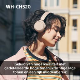 Sony WH-CH520 - Draadloze on-ear koptelefoon - Roze — thumbnail 6