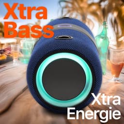 Xssive BSP05 Premium Bluetooth Speaker - 30W Vermogen - IPX6 Waterdicht - TWS Technologie - RGB Verlichting - Powerbank Functie - Blauw — thumbnail 4