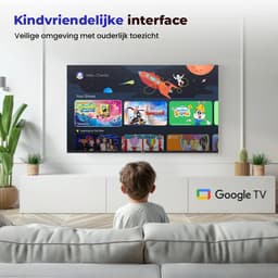 Horizon Smart TV 50 inch - 4K ULTRA HD LED Televisie - XT Line - Google TV WiFi - Voice Assistant - Frameless Slim Design — thumbnail 5