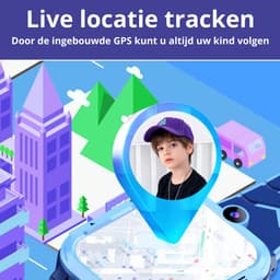 Voltura Smartwatch Kinderen - GPS Horloge Kind Met Simkaart - GPS Tracker - Kinder Smartwatch - Smartwatch Android - 4G - Videobellen - HD Camera - SOS-Knop - Whatsapp en SMS - Elke polsmaat - Nederlands - Incl. Simkaart - Zwart — thumbnail 12