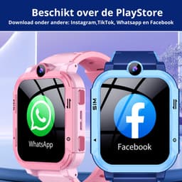 Voltura Smartwatch Kinderen - GPS Horloge Kind Met Simkaart - GPS Tracker - Kinder Smartwatch - Smartwatch Android - 4G - Videobellen - HD Camera - SOS-Knop - Whatsapp en SMS - Elke polsmaat - Nederlands - Incl. Simkaart - Zwart — thumbnail 7