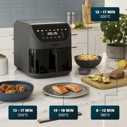 Princess 182476 8L SlimFry Airfryer - 8 L capaciteit - 2000 W - Touchscreen - 8 voorgeprogammeerde instellingen — thumbnail 11