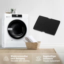 10 stuks Wasdroger filter - Spons filter - 2964840200 2964840100 - Filter Droger accessoires - Geschikt voor Beko/Grundig/Blomberg droger filter droger — thumbnail 5