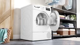 Bosch WTH8320AFG - Serie 4 - Wasdroger - Warmtepompdroger - 8 kg - NL/FR Display - Auto Dry: droogt automatisch tot de gewenste droogtegraad — thumbnail 9