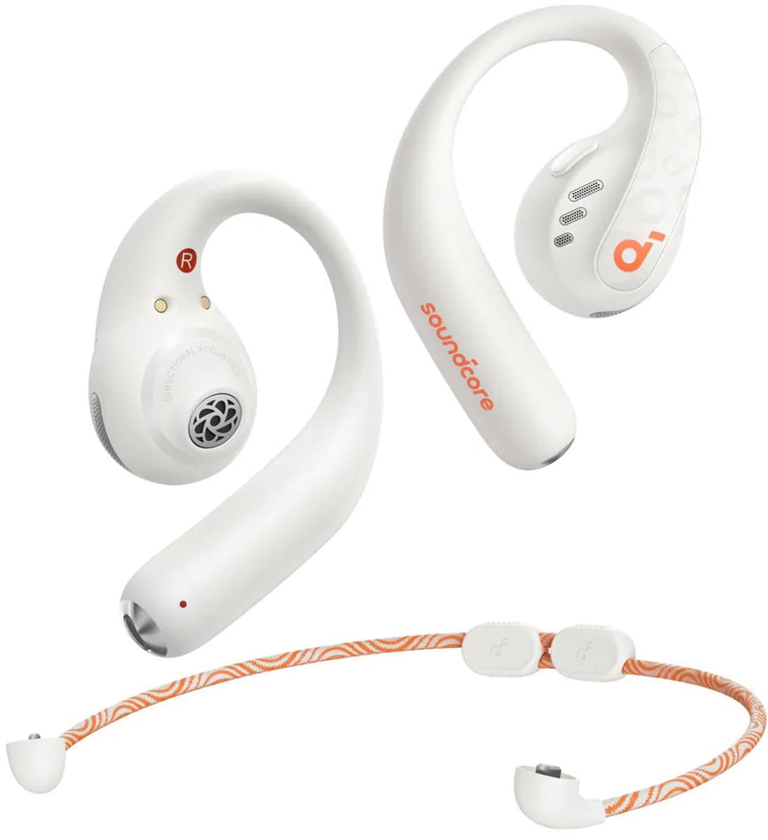 Soundcore AeroFit Pro by Anker - draadloze open oordoppen, supercomfortabel, stevige pasvorm, ergonomisch ontwerp, rijk geluid met LDAC, Bluetooth 5.3, IPX5-waterdicht, 46 u speeltijd, appbediening — afbeelding 1