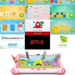 CLGP® Kindertablet Vanaf 3 Jaar - Tablet Kinderen - 32GB - 7 Inch — thumbnail 7