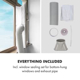 Klarstein mobiele airconditioner met luchtafvoerslang, 5-in-1 airconditioner, ventilator, luchtontvochtiger, luchtreiniger & nachtmodus, app-bediening, kleine & draagbare airconditioner voor thuis & op kantoor, 12000 BTU,4 kW voor 59 m² 50 dB — thumbnail 23