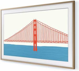 Samsung - The Frame (2021) - 43" Lijst - Teak - VG-SCFA43TKBXC — thumbnail 4