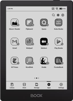 Boox Go 6 - 6" e-inkt e-reader - Zwart - Android 11, Play Store — thumbnail 11