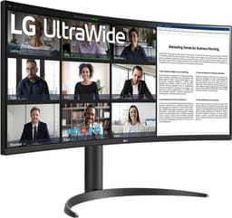 LG 34WR55QK-B - QHD Curved Ultrawide Monitor - USB-C 65w - 34 inch — thumbnail 3