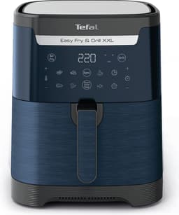 Tefal Easy Fry & Grill EY8014 XXL 6,5L - 2-in-1 Heteluchtfriteuse met Uitneembare Verdeler - Blauw Airfryer met 8 Automatische Kookprogramma's - Beste Grote Airfryer van Tefal - Digitaal Display - Extreem stil - Koken Zonder Olie - Anti Aanbaklaag — thumbnail 7