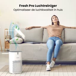 Auronic Luchtreiniger Fresh Pro met HEPA 13 Filter, Ionisator en Koolstoffilter - Ruimtes tot 65m² - CADR-waarde van 300m³/u - Air Purifier - Wit — thumbnail 2