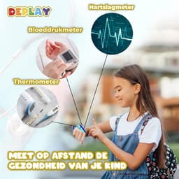 DEPLAY 4G KidsWatch Hero - GPS Horloge Kind - Smartwatch Kinderen - Kinderhorloge - Smartwatch Kind - Kinder Smartwatch - Blauw — thumbnail 3